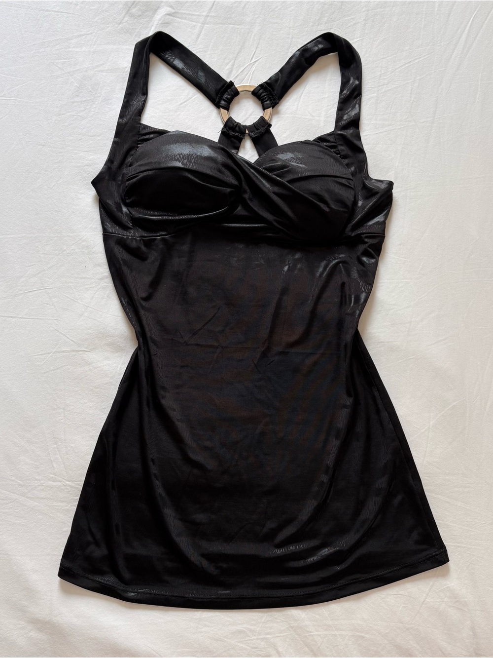 Black y2k going out top